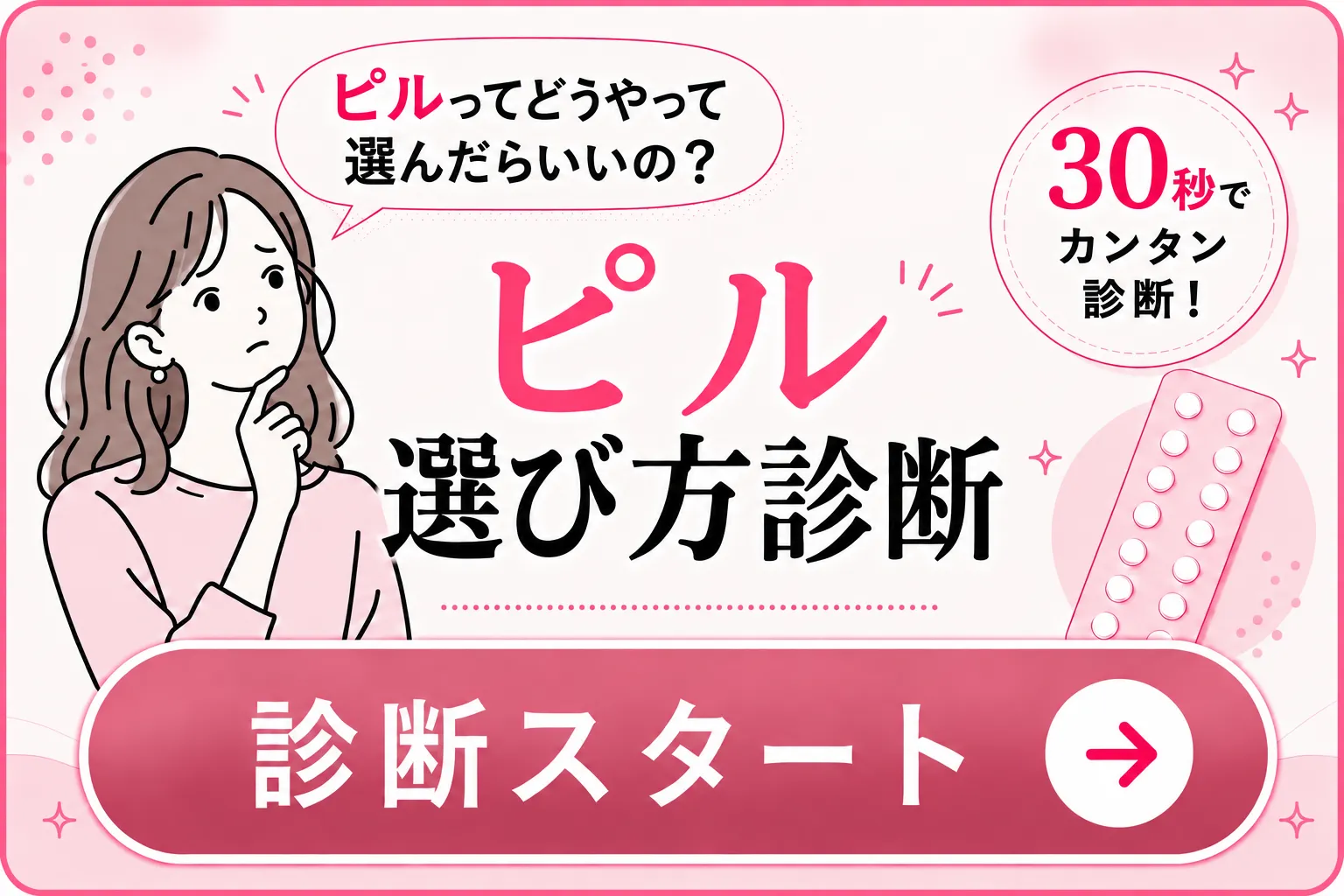 ぴったりのピルをLINEで診断する